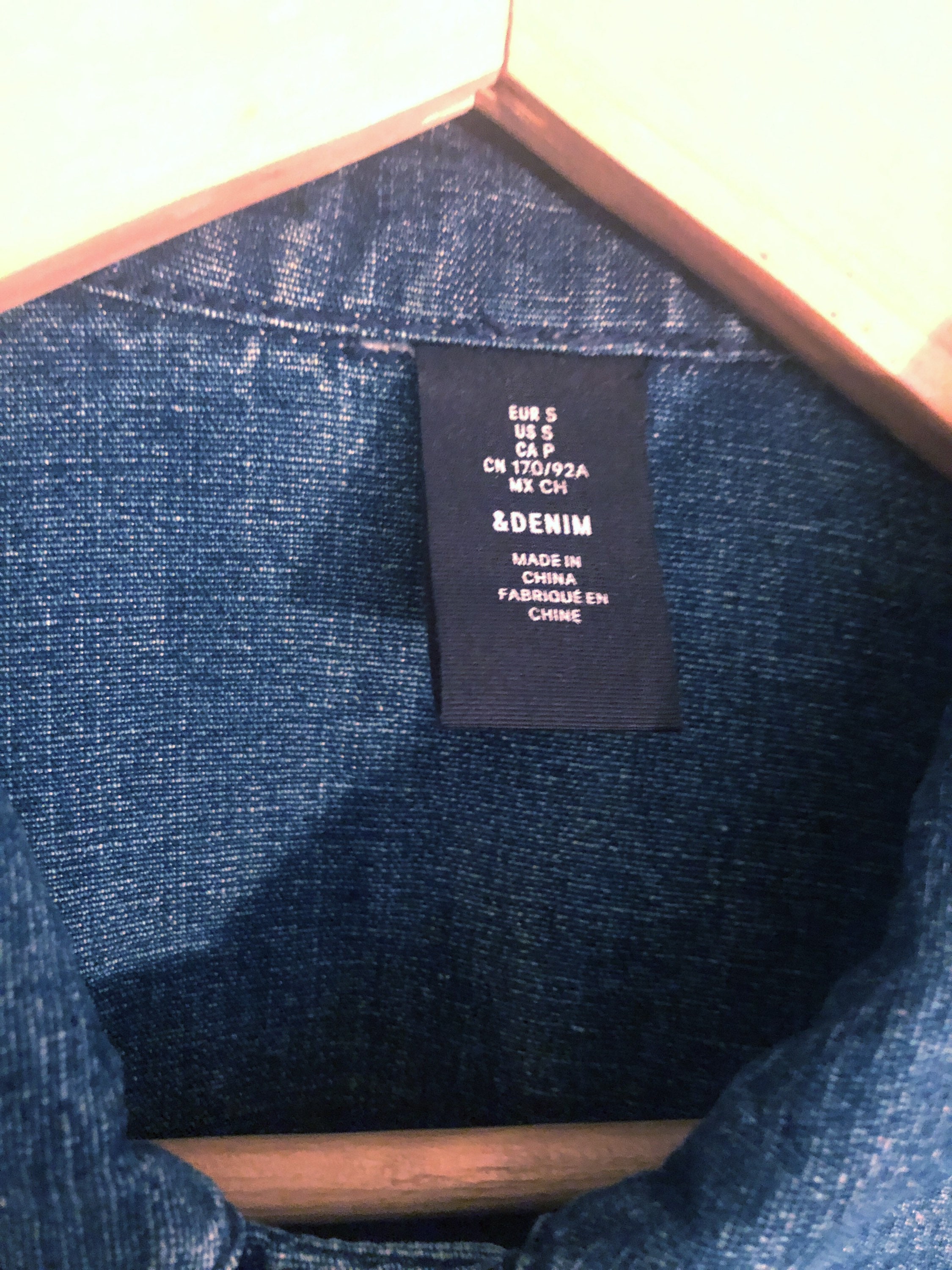 Utility Jean Jacket “&denim” Brand Men's Small - Etsy
