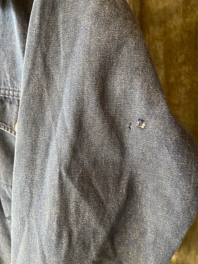 Dickies Blanket Lined Denim Jacket Mens 44R Etsy