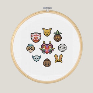 Majora's Mask - Zelda Cross Stitch - PATTERN