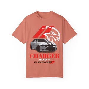 Hellcat SRT T-Shirt, Muscle Car Tee, Unisex Graphic Shirt, Speed Enthusiast Top, Muscle Car Apparel, Car Lover Gift
