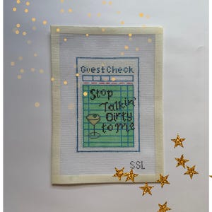 TS Inspired Design- Showgirl| Handpainted Needlepoint Canvas|Canvas Only
