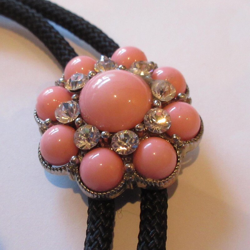 Locket Bolo Tie - Pink