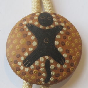 Ceramic Bolo Tie-Gifts for Her-Handcrafted Black Painted Porcelain/Ceramic Figure   Bolo Tie IC Lot X