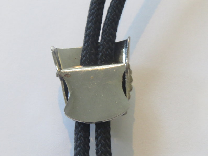 Costume Silver Tone Beaded Double Square Bolo Tie IC Lot 17 Beaded Bolo Tie