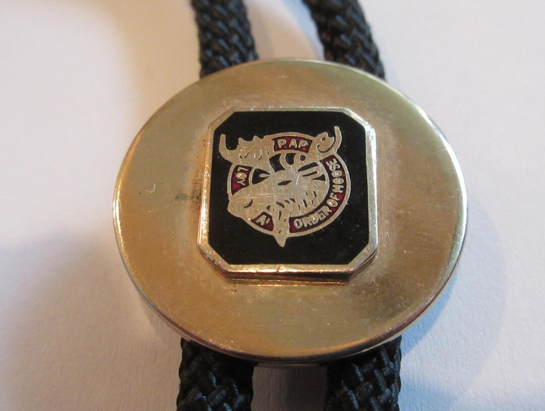 PAP Bolo Tie-handcrafted Small PAP Royal Order of Moose Fraternal Bolo ...