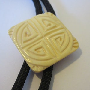Art Bolo Tie-Gifts for Him-Handcrafted Artist Artsy Design  Porcelain/Ceramic Bolo Tie IC Lot