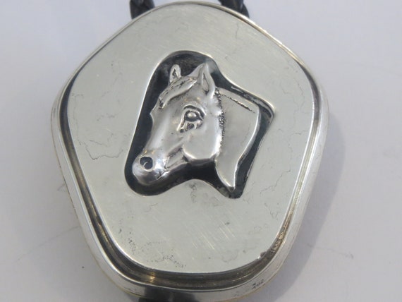 Sterling Horse Bolo Tie-Gifts for Her- Vintage St… - image 2