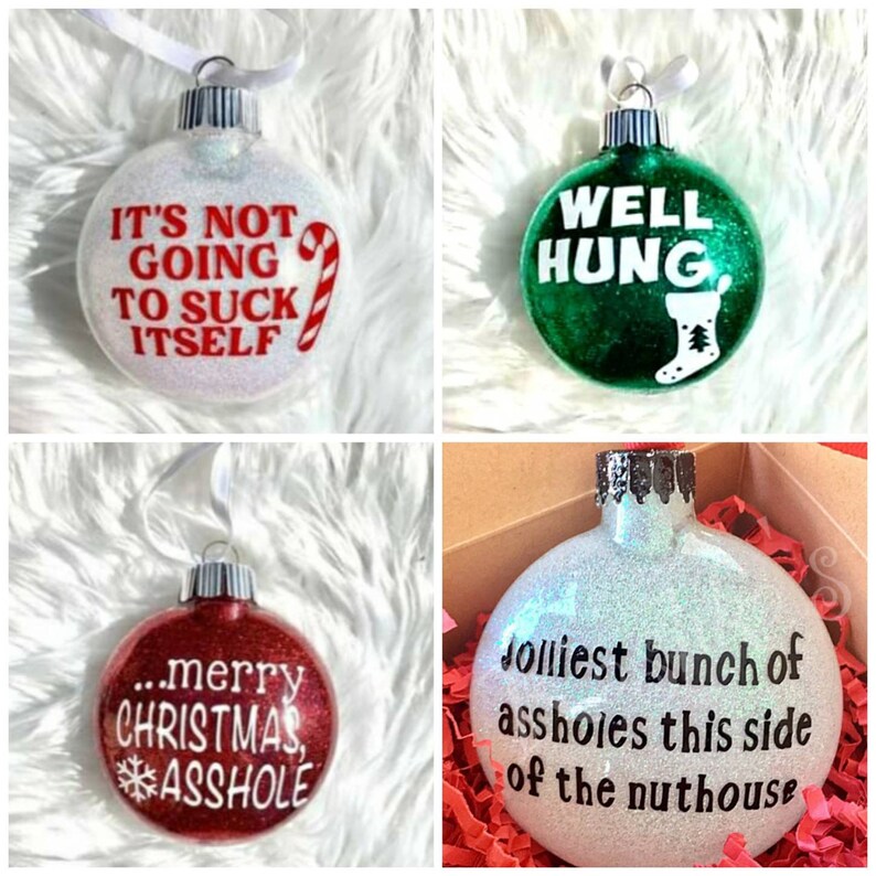 Adult Theme Ornaments Adult Humor Funny Holiday Ornaments Etsy