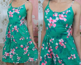 Cotton dress with built in bra Clearance