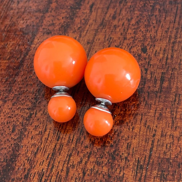 Orange Earrings Etsy