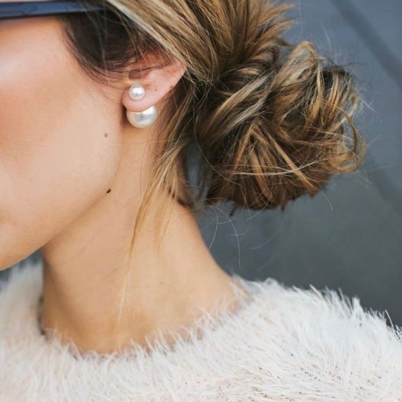 ◆VINTAGE HOLLYWOOD◆ Big Ball One Touch Earrings VH2336EA01 The Classic Ball Earring - Etsy