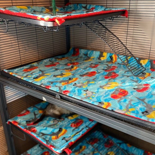 Custom Fleece Ferret/critter Nation Cage Liner for Ferrets Etsy