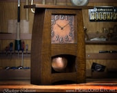 Craftsman Style Mission Arts Crafts Mantel Clock