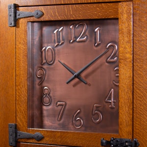 Oak Grandfather Clock / Craftsman / Arts and Crafts Inspired Design - Etsy