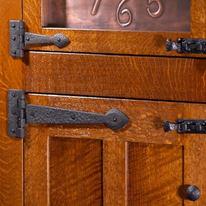 Oak Grandfather Clock / Craftsman / Arts and Crafts Inspired Design - Etsy