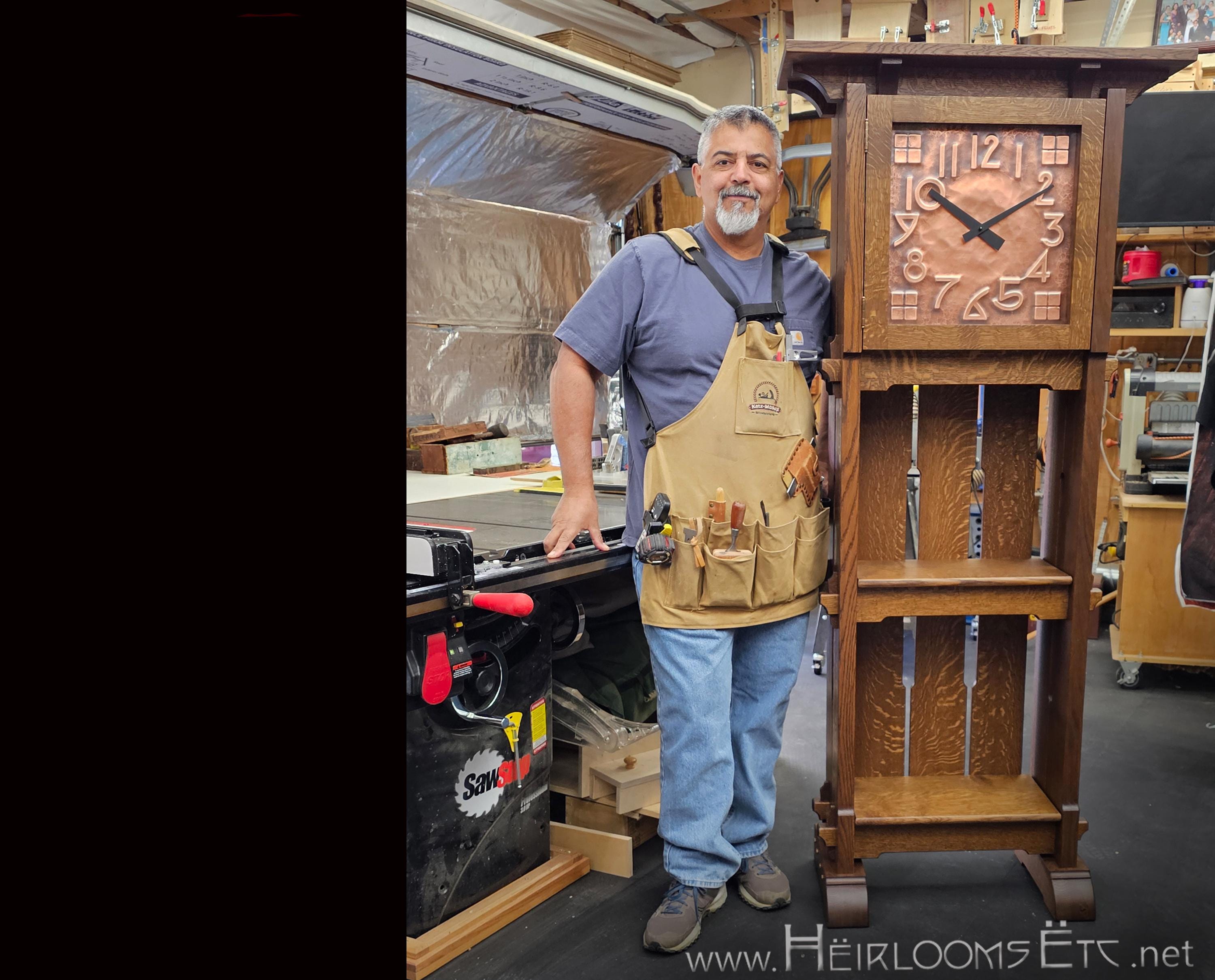 Open Display Craftsman Grandfather Clock / Craftsman / Arts and Crafts ...