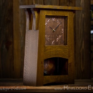 Estilo Artesano / Misión / Artes & Artes Reloj Mantel | Etsy