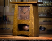 Craftsman Style Mission Arts Crafts Mantel Clock