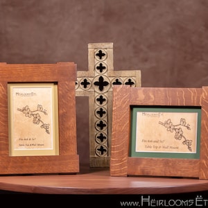 5x7 Oak Picture Frame - Craftsman / Mission / Arts & Crafts