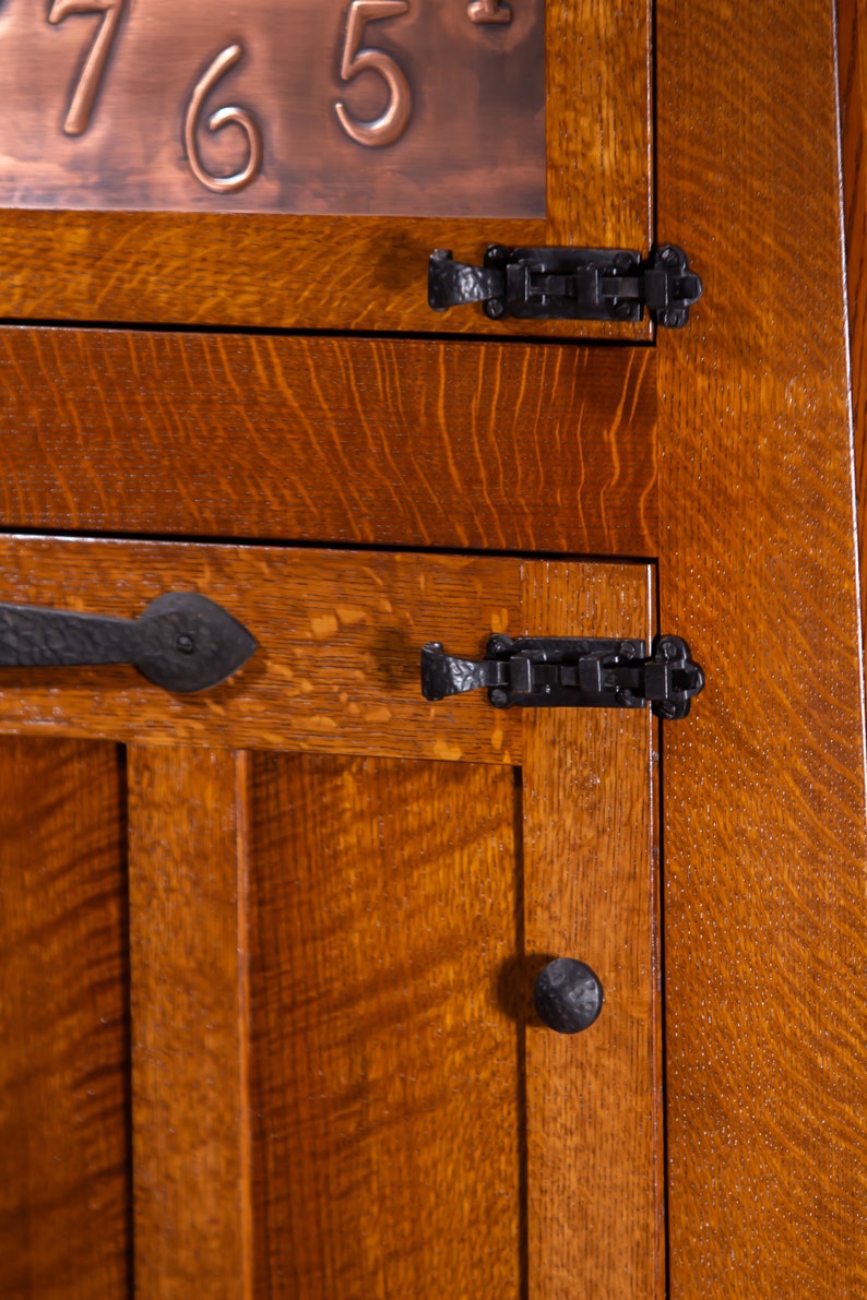 Oak Grandfather Clock / Craftsman / Arts and Crafts Inspired Design - Etsy