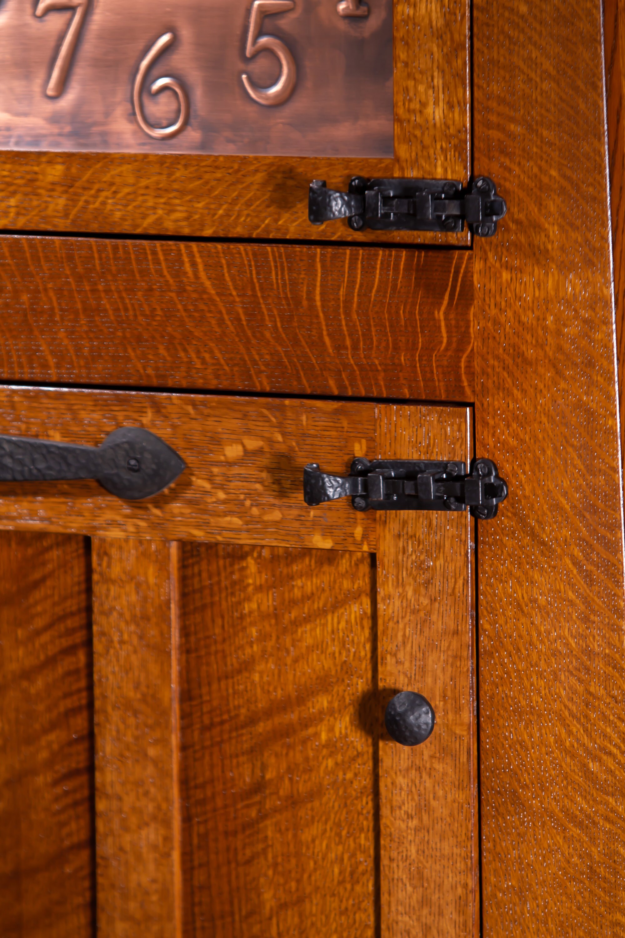 Oak Grandfather Clock / Craftsman / Arts and Crafts Inspired Design - Etsy