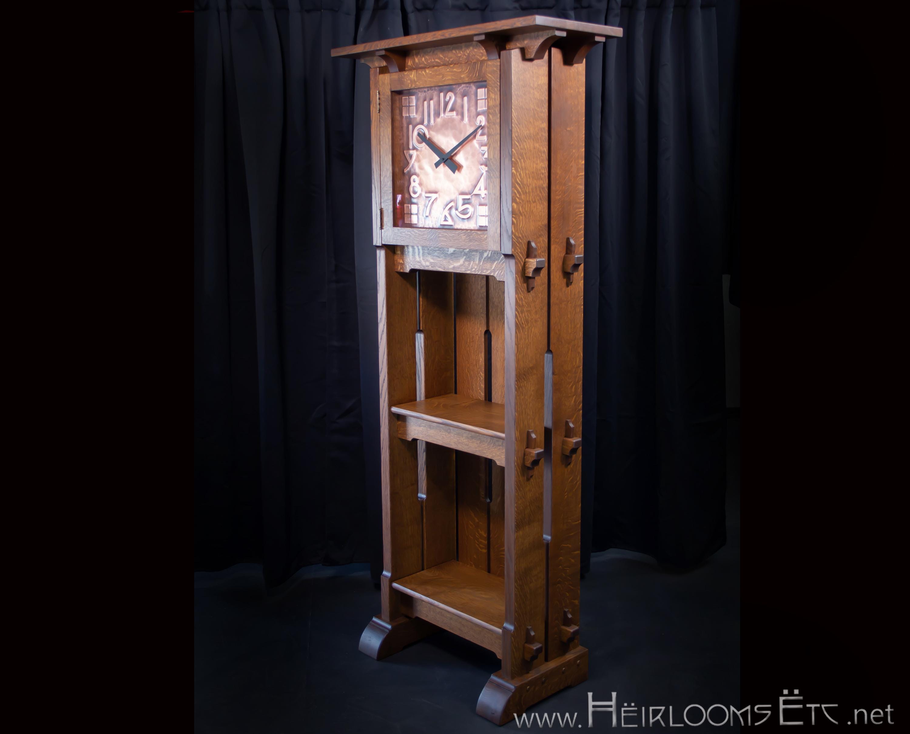 Open Display Craftsman Grandfather Clock / Craftsman / Arts and Crafts ...