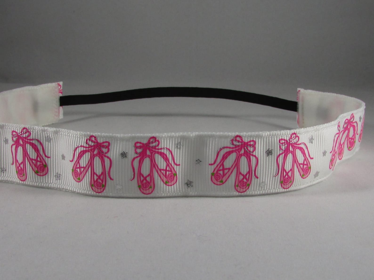 embands - non-slip white ballet shoes headband head band, pink ballet shoes, ballerina headband, ballet headband, girls headband