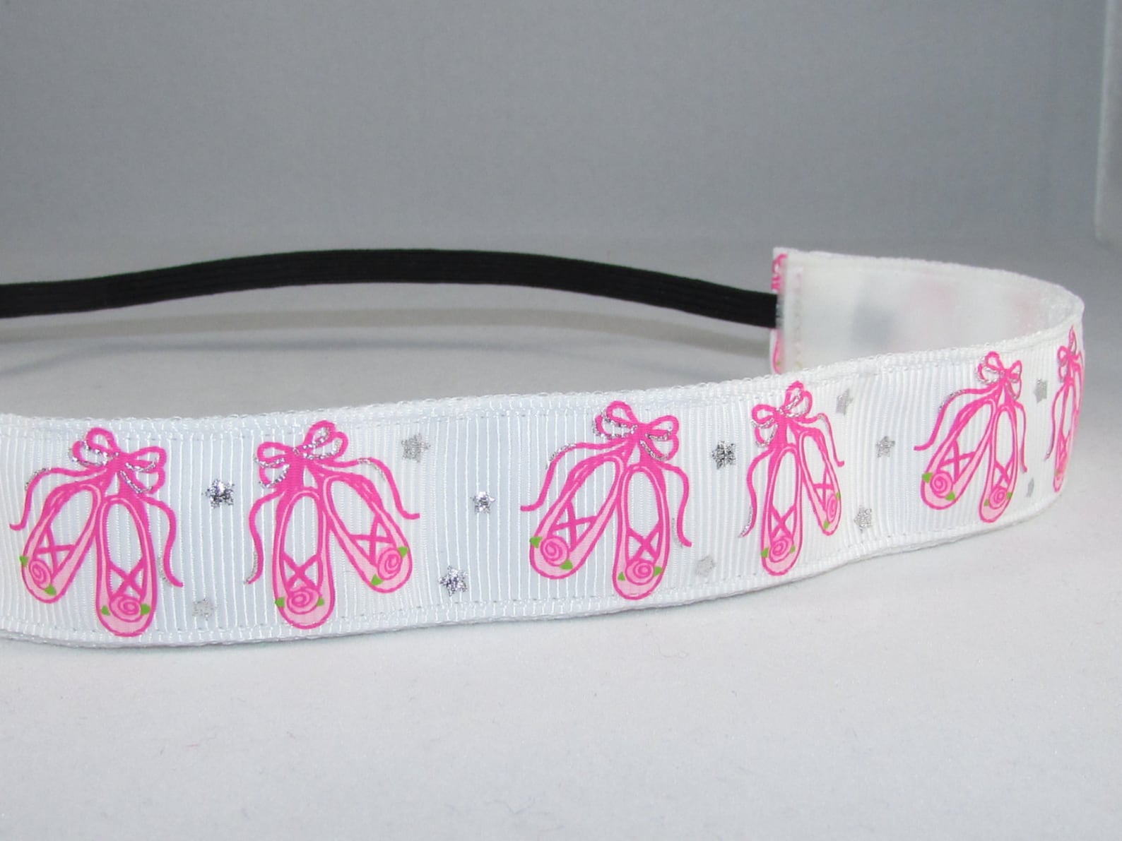 embands - non-slip white ballet shoes headband head band, pink ballet shoes, ballerina headband, ballet headband, girls headband