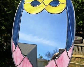 Panel de arte de espejo de pared de vidrieras Dance Gavin Dance Mothership