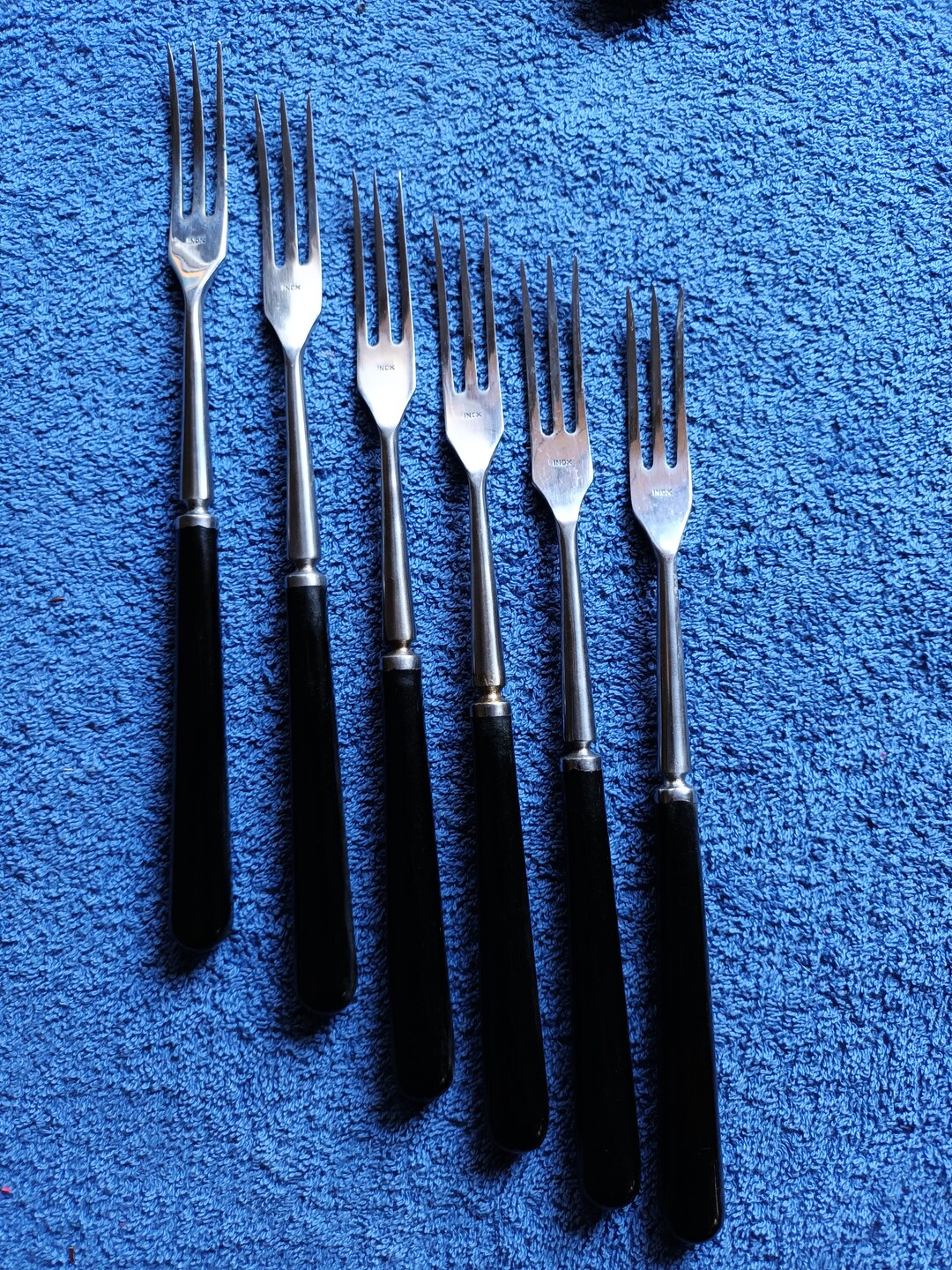 Vintage inox Fondue Forks X 6 AN11 Etsy