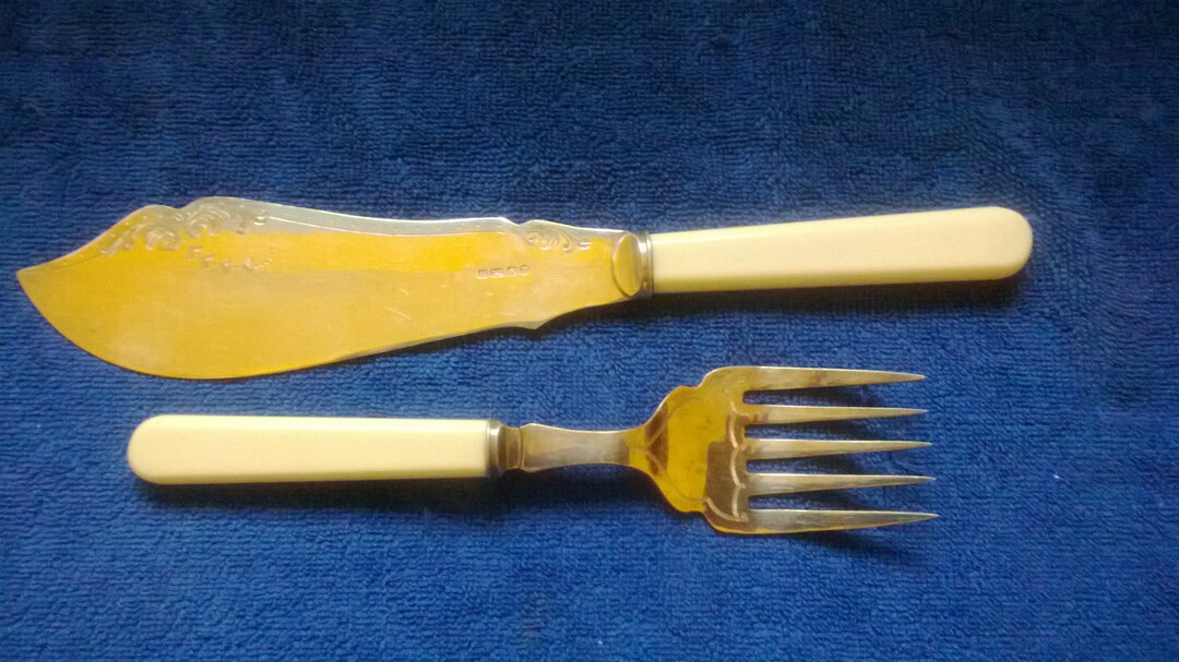 Antique harrods Fish Servers Etsy