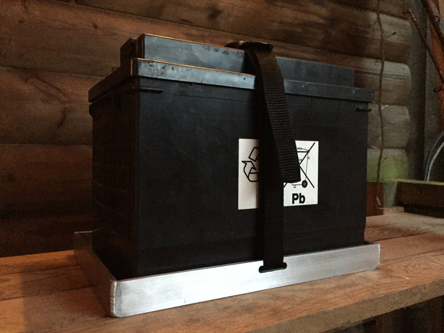 Aluminium Boat Battery Tray With Hold Down Strap Two Sizes Etsy UK