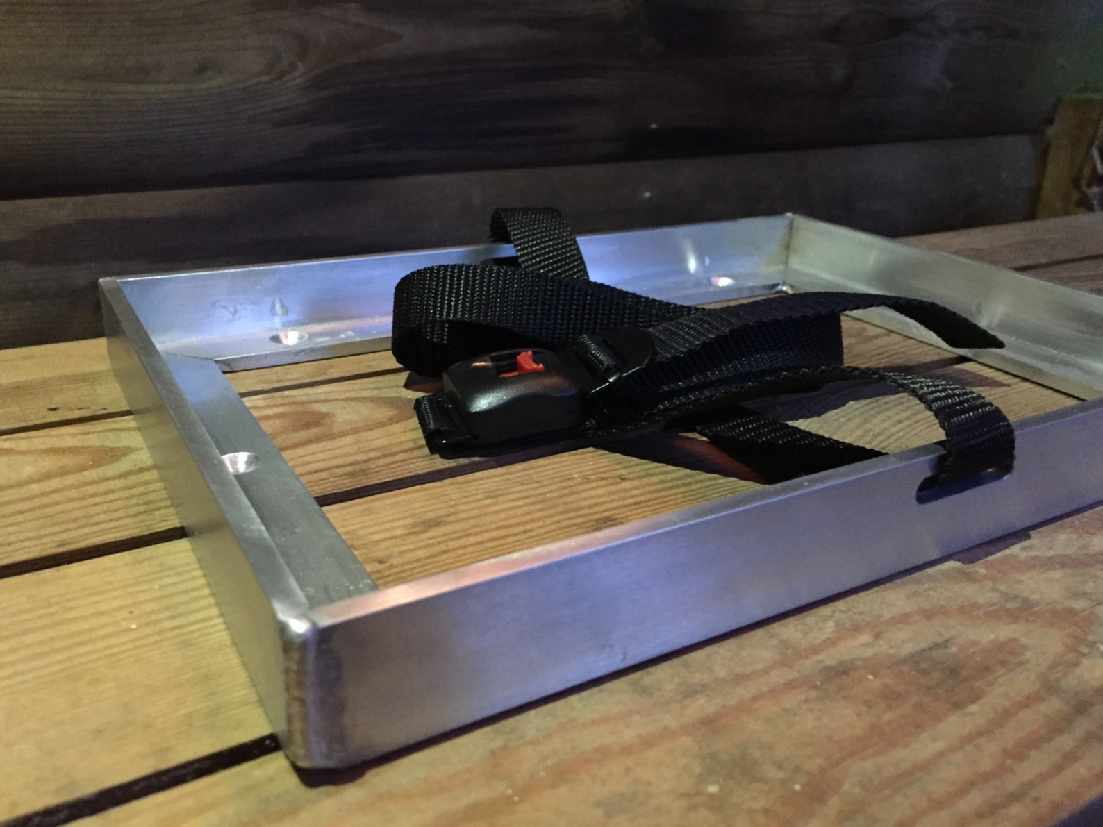 Aluminium Boat Battery Tray With Hold Down Strap Two Sizes Etsy