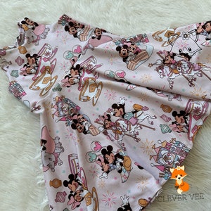 Kids Theme Park Dress, Theme Park Dress, Vacation Outfit for Kids, Trip Top, Character Cross Back Dress