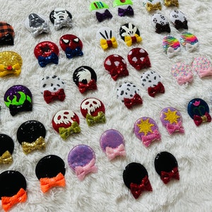 Mickey Ears Hair Clips, Mouse Ears Hair Clips, Mouse Ears, Mouse Ear Clips for Kids, Adult Hair Clips,  Mouse Clips