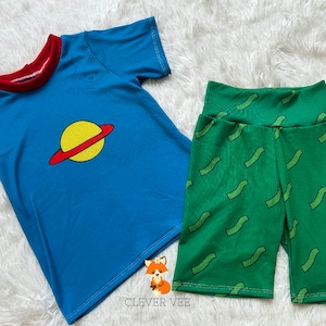 Chuckie Shirt and Shorts, Chuckie Shirt, Planet Shirt Boy Outfit, Chuckie Shorts, Halloween Costume, 90s Kids Cartoon Outfit, Kids Costume