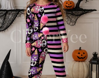 Zombiepak, Zombieclownkostuum, Clown Halloweenkostuum voor kinderen, Eng clownkostuum, Handgemaakt Halloweenkostuum