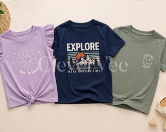 3er-Pack Überraschungs-T-Shirts, Überraschungs-T-Shirt, T-Shirt-Überraschungstüte, Kinder-Überraschungs-T-Shirt, Unisex, Überraschungstüte, Schul-T-Shirts