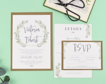 Wedding Invitations Etsy Uk
