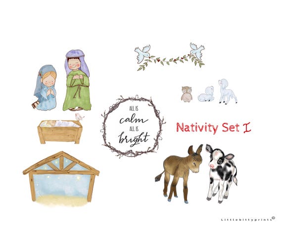 Featured image of post Watercolor Nativity Scene Nativity scenes with mary joseph baby jesus created with watercolor brushes 8x10 5x7 4x6 pdf and jpeg files directly to print off at your favorite local printer or home