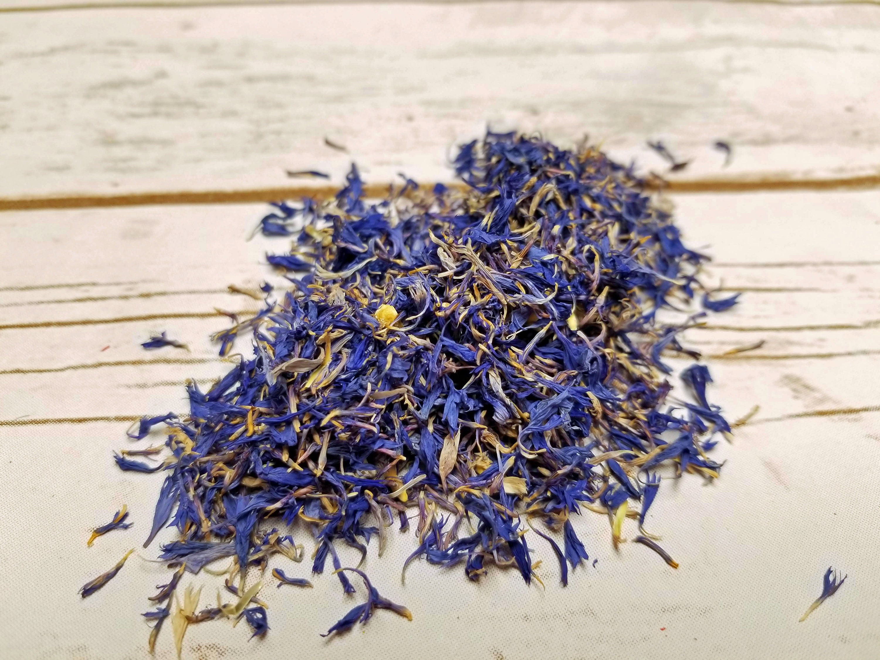 Dried Blue Cornflower Petals