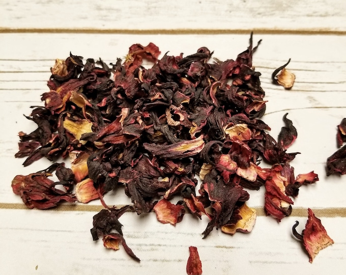 4oz Dried Hibiscus Petals, flowers for wedding toss, shower gifts, soap making, lotions, beauty care, crafts, cosmetics