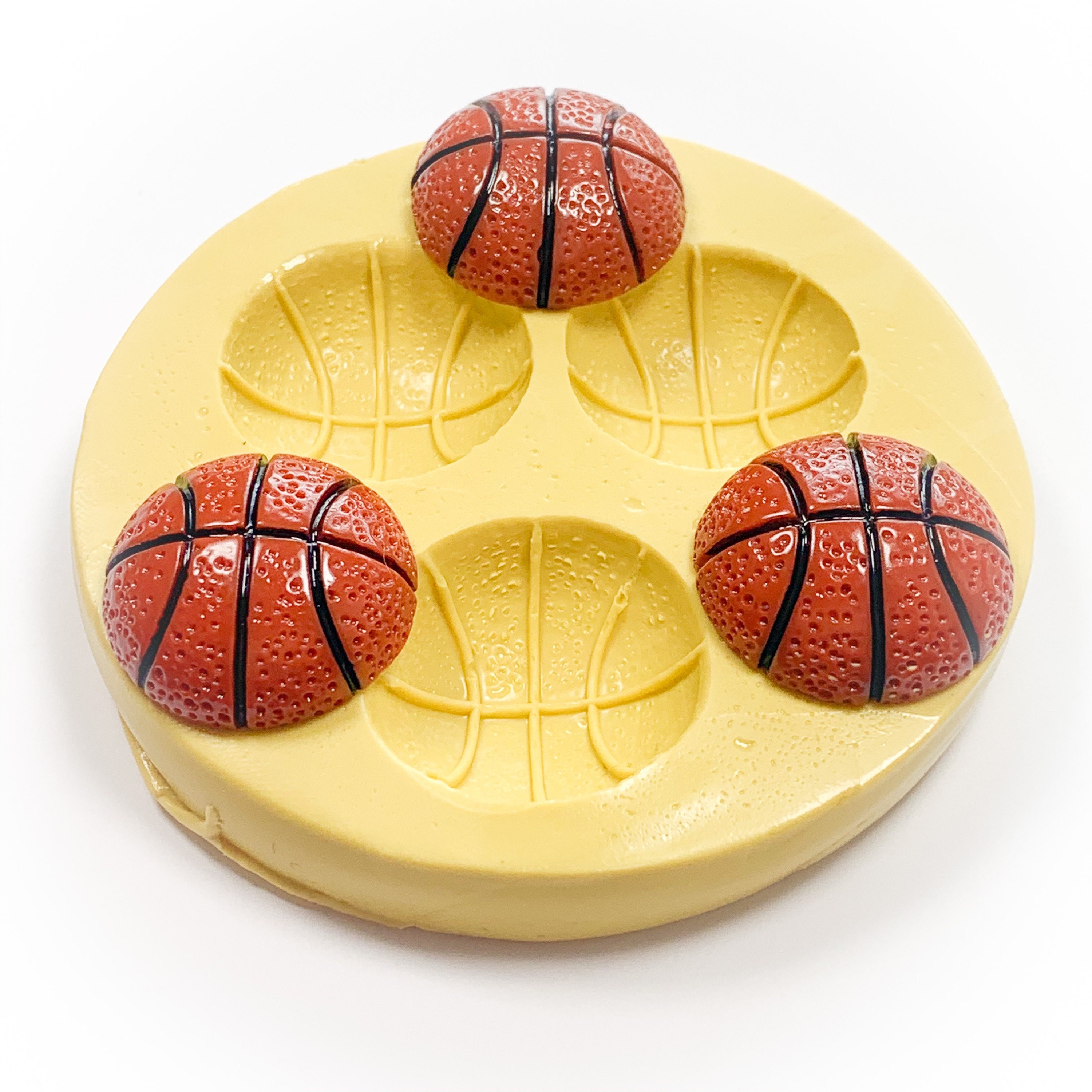0489 Basketball Silicone Mold Etsy
