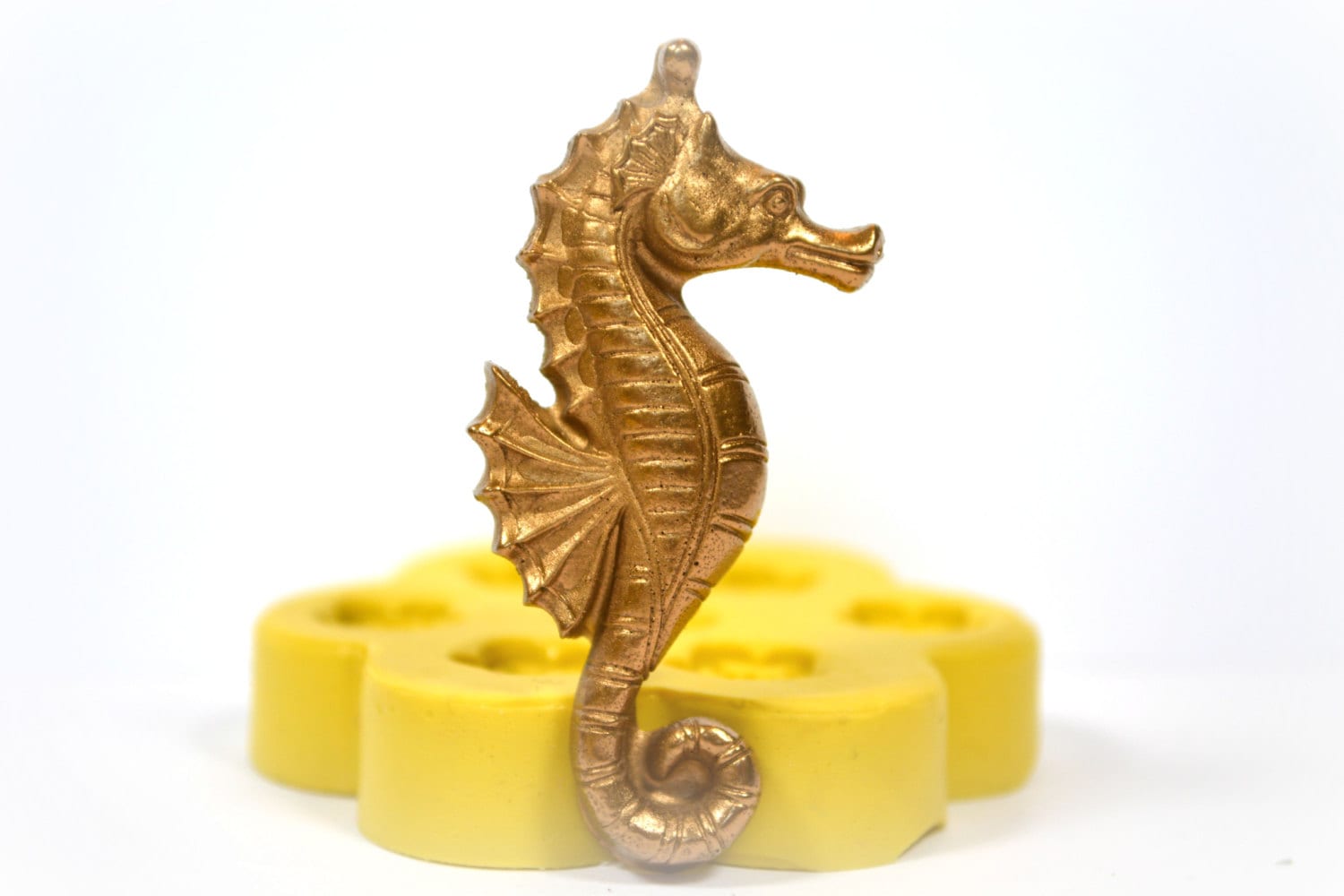 0777 Seahorse Ocean Animal Silicone Rubber Flexible Food Safe Mold Mo…