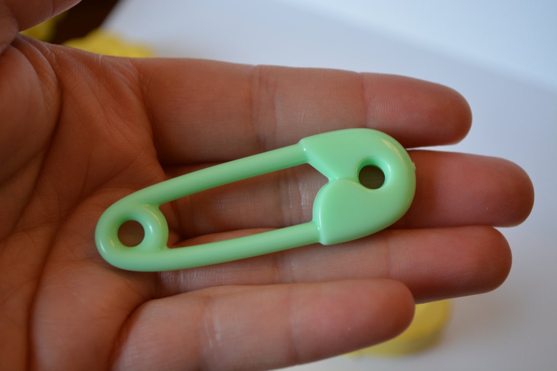 0941 Baby Shower Diaper Pin Safety Pin Silicone Rubber Etsy