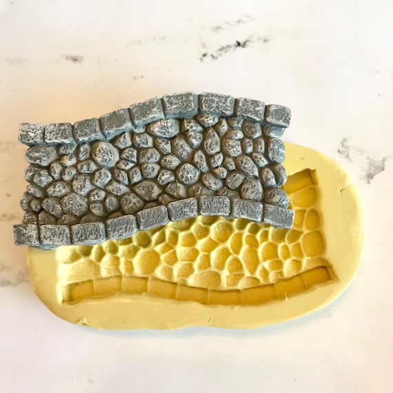 Fairy stepping stone concrete mold plaster mould