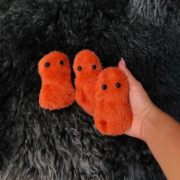 Patates douces - adorables jouets en peluche faits main avec des patates douces et moelleuses - orange