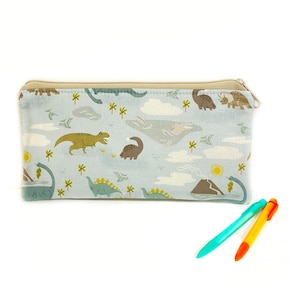 Dinosaur pencil case - Boys pencil bag - Personalized gift for kids - Kids bag with name - Pencil bag - Dinosaur gift for kids