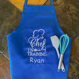 Kids apron personalized - Kids baking apron - Little chef apron - Children’s apron - Boy apron - Girls apron - Toddler apron