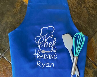 Kids apron personalized - Kids baking apron - Little chef apron - Children’s apron - Boy apron - Girls apron - Toddler apron
